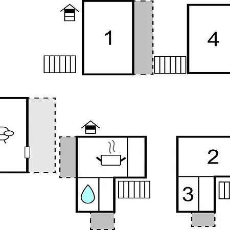 Amazing In With Kitchen Hébergement de vacances *